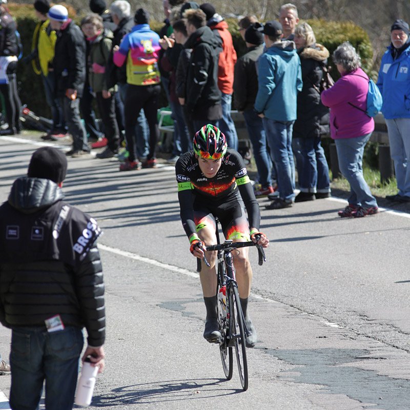 200. Sieg seit Bestehen des Team Heizomat: Jonas Rapp gewinnt Rund um Schönaich!