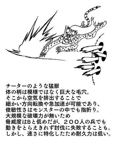 コブチャンチン Twitterissa コブモンスター図鑑その１０ ウィンディーザ 今回はモンハンにいそう なモンスターを考えてみました コブモンスター図鑑 イラスト モンスター オリジナル 創作 モンハン T Co Pw3xzhlirf