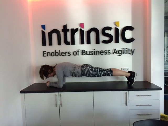 IntrinsicUK's tweet photo. Working off all those Easter Eggs today with some #TECHcercise in the Haydock office! https://t.co/woCbuuF1rL