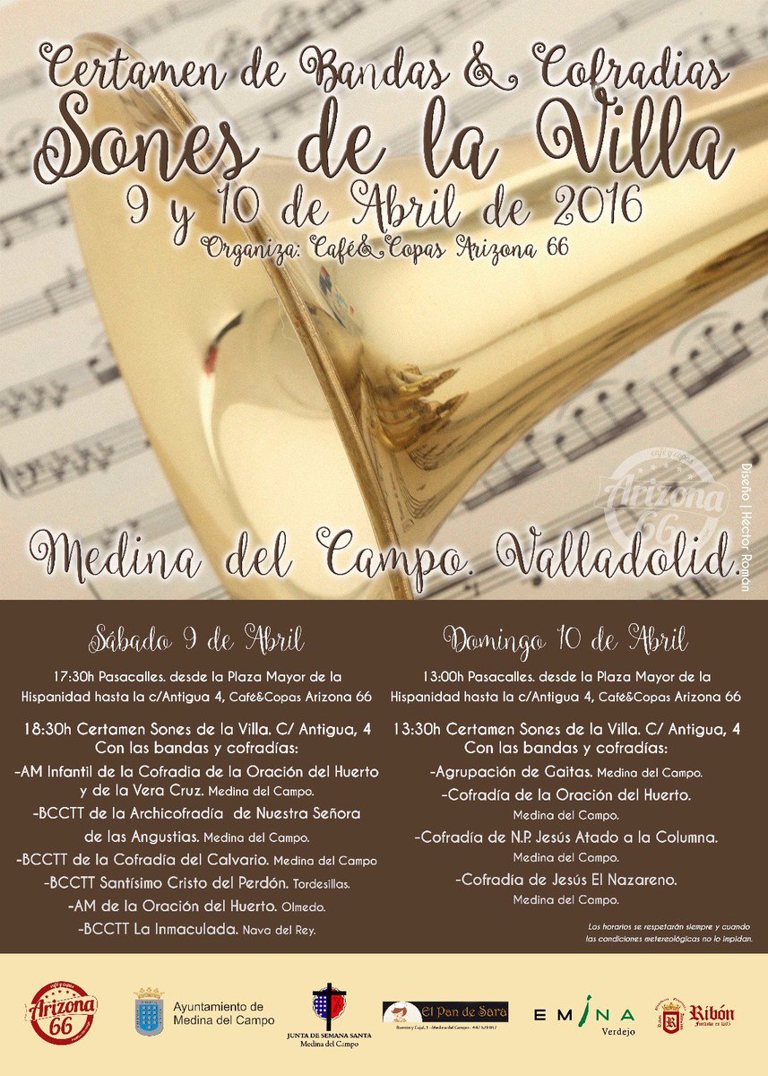 #Certamen de #Bandas y #Cofradías en #MedinaDelCampo