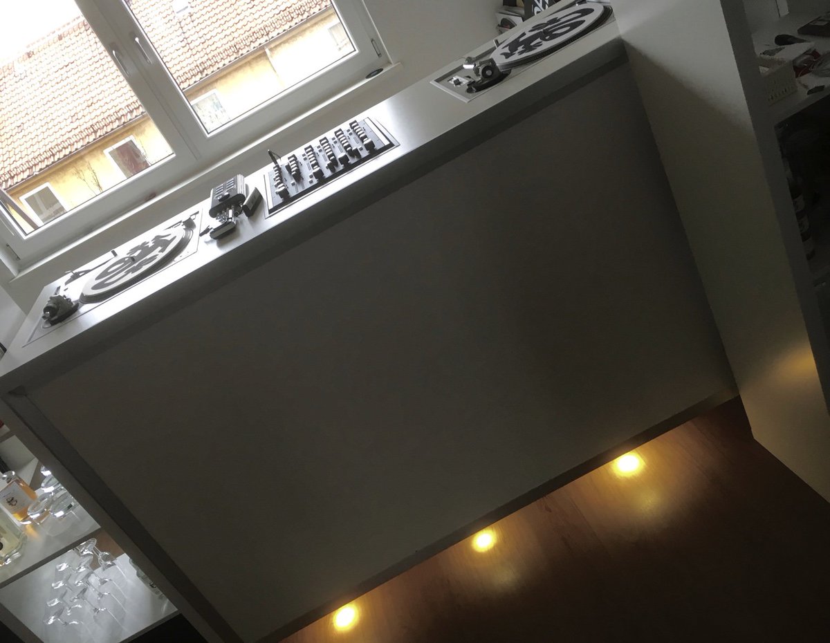 peter_shaw's tweet photo. Finally, the booth is near finished and wait for the first epic session @RaneDJ @ADAM_Audio #mp2015 #A8X https://t.co/ptveLbbz55