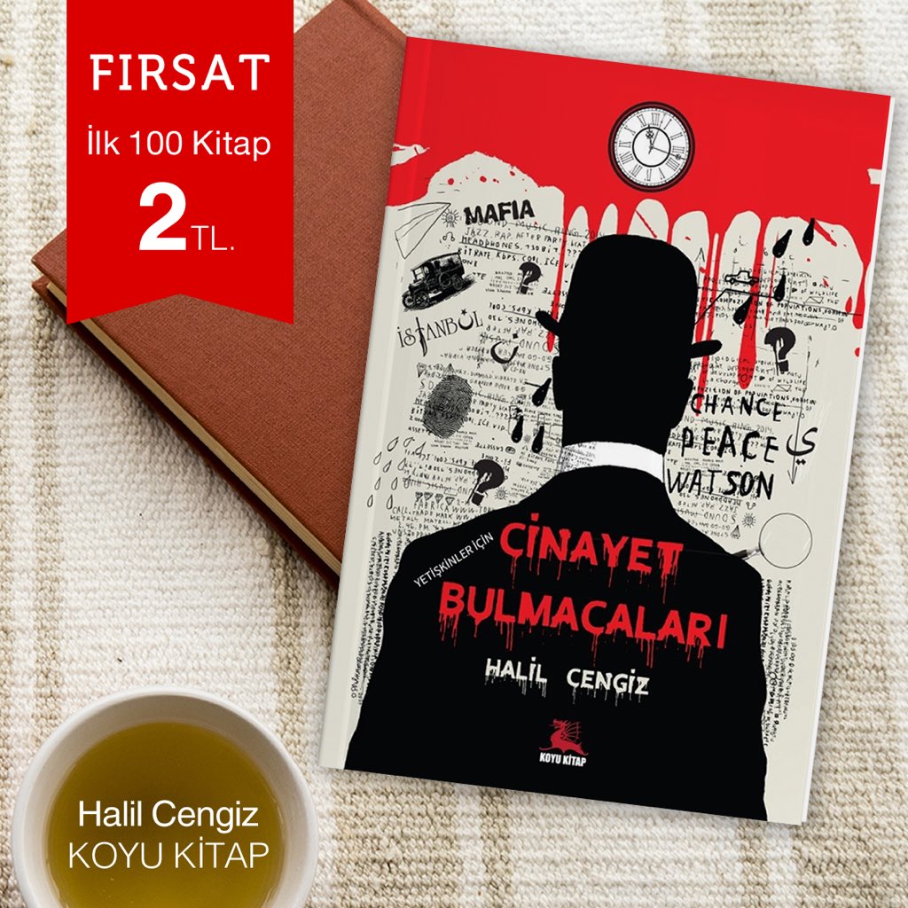 Kitapyurdu'nda Cinayet Bulmacaları için kaçırılmayacak fırsat!
İlk 100 kitap 2 TL