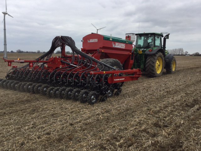 Weaving_Mach's tweet photo. Another #GD6000T set up last week, this time in #Wisbech. #dd #notill #clubhectare #GDDrill #springdrilling #farm365 https://t.co/1OeSxtLUci