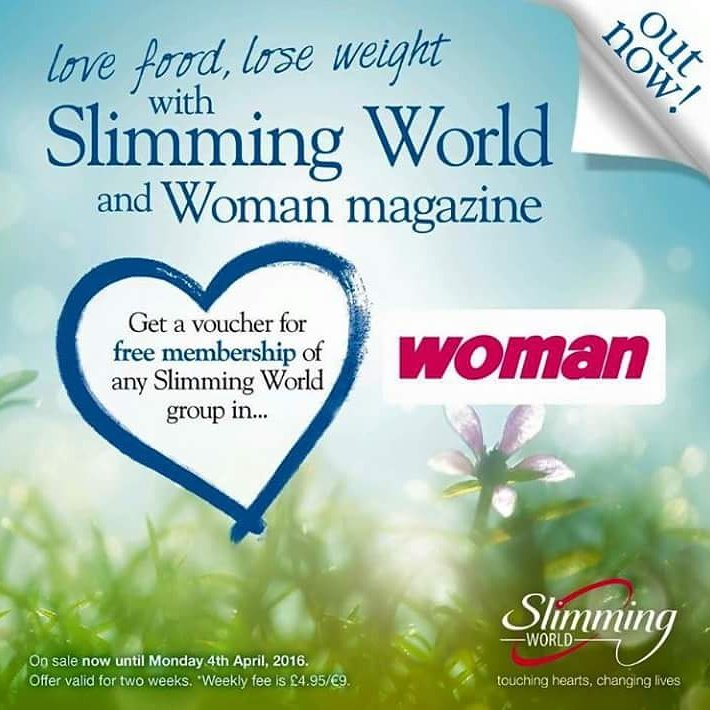 SWLisaRedCross's tweet image. Free membership! @WomanMagazine @SlimmingWorld #Ipswich #SummersComing