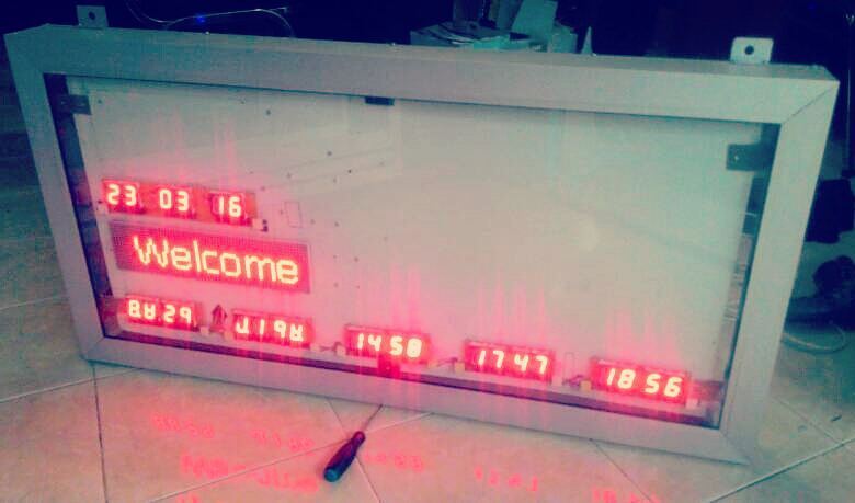 bozspocky's tweet photo. Jogja Automation System
#jammasjid #leddigital #led #sevensegment #arduino #mikrokontrole… https://t.co/QyGIaye5sG https://t.co/L6pgSMzOmT
