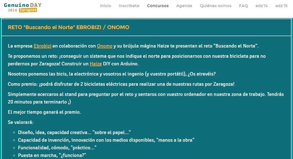 onomoofficial's tweet image. RETO #ArduinoDayZaragoza Construye tú brújula DIY con la ayuda de los desarrolladores de #haize  @ArduinoDayZgz