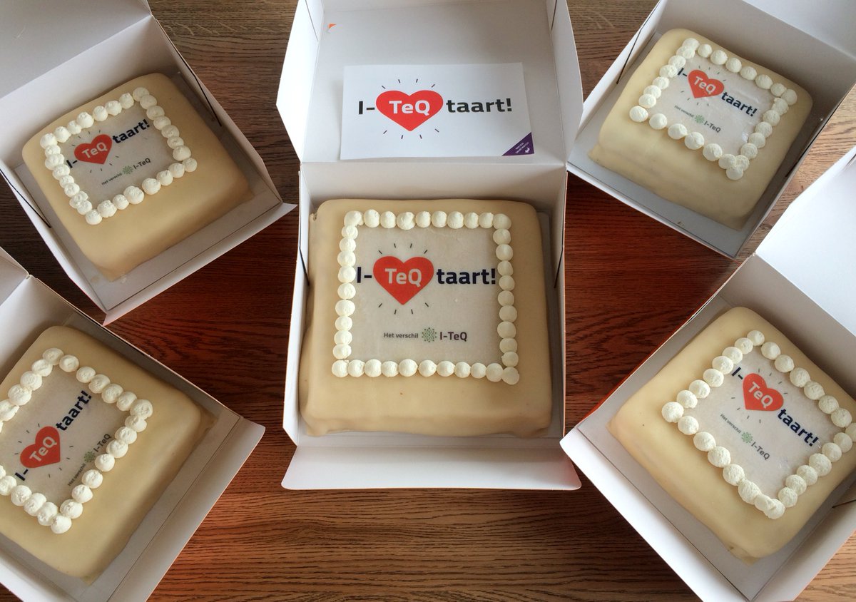 CombinexBV's tweet photo. Bedankt voor deze heerlijke taarten I-TEQ! #ITeQtaart #bedankt #ITeQ https://t.co/AOcseiJ3tR