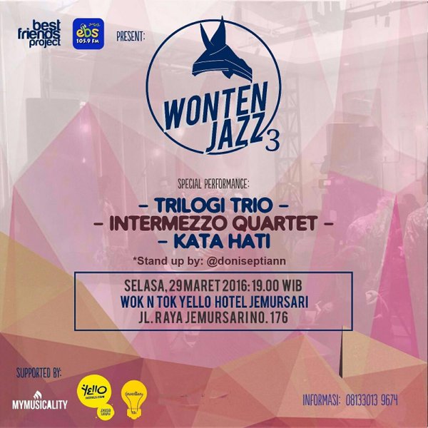 Kami mulai jam 19.00 tepat, bukan tidak mau menunggu tetapi menghargai yang tepat waktu .. :)