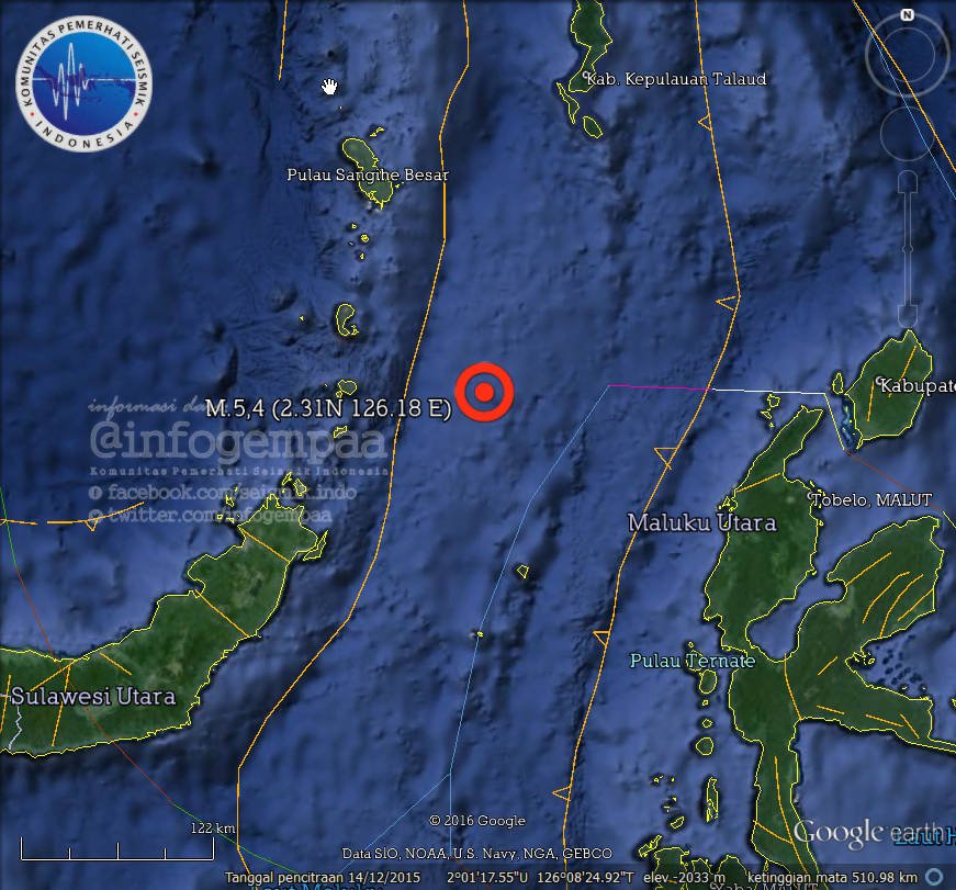 #InfoGempa 
16:18WIB 29Mar2016
#Gempa Mag:5,4 Sul-Ut
85km tenggara Siau Tagulandang Biaro
kdlmn 10km

- <a href="/InfoGempaa/">@infogempaa</a>
