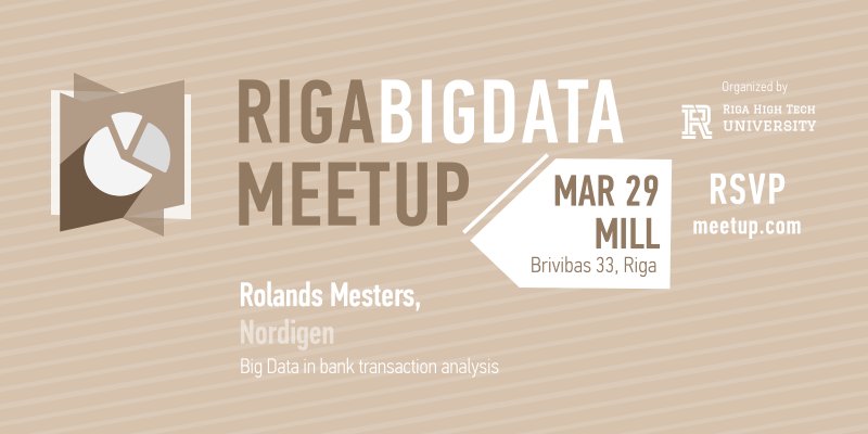 RigaHighTech's tweet photo. Don't miss Big Data meetup tonight 7PM @MillRiga Learn from @TechChill winner Nordigen. RSVP https://t.co/4KC7w2fqJG https://t.co/rZzGVhDQWP