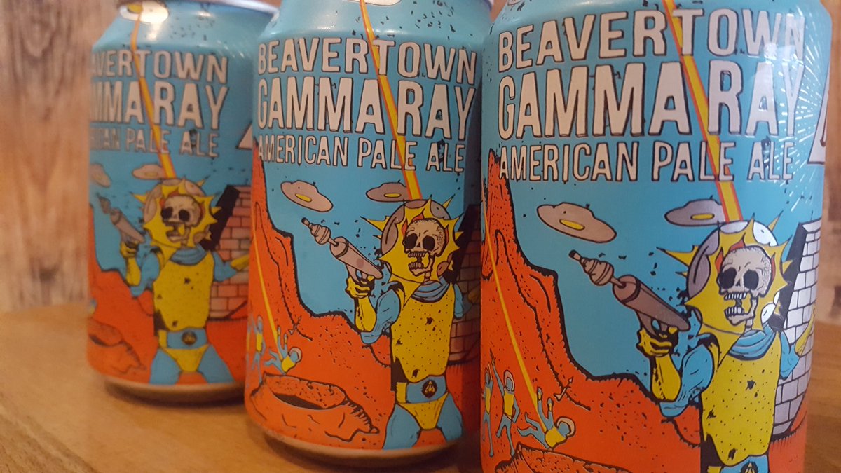 ColstonYard's tweet photo. Beer of the week! Only £3 a can :)  @BeavertownBeer #GammaRay #americanpaleale #craftbeer #ale #pubs  #bristol https://t.co/w6De9IJd3K