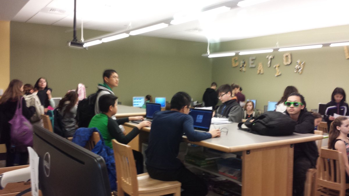 phyllishumphrey's tweet photo. Loving the Cole media center early in the morning @ColemiddleEG https://t.co/opuAtdysDd