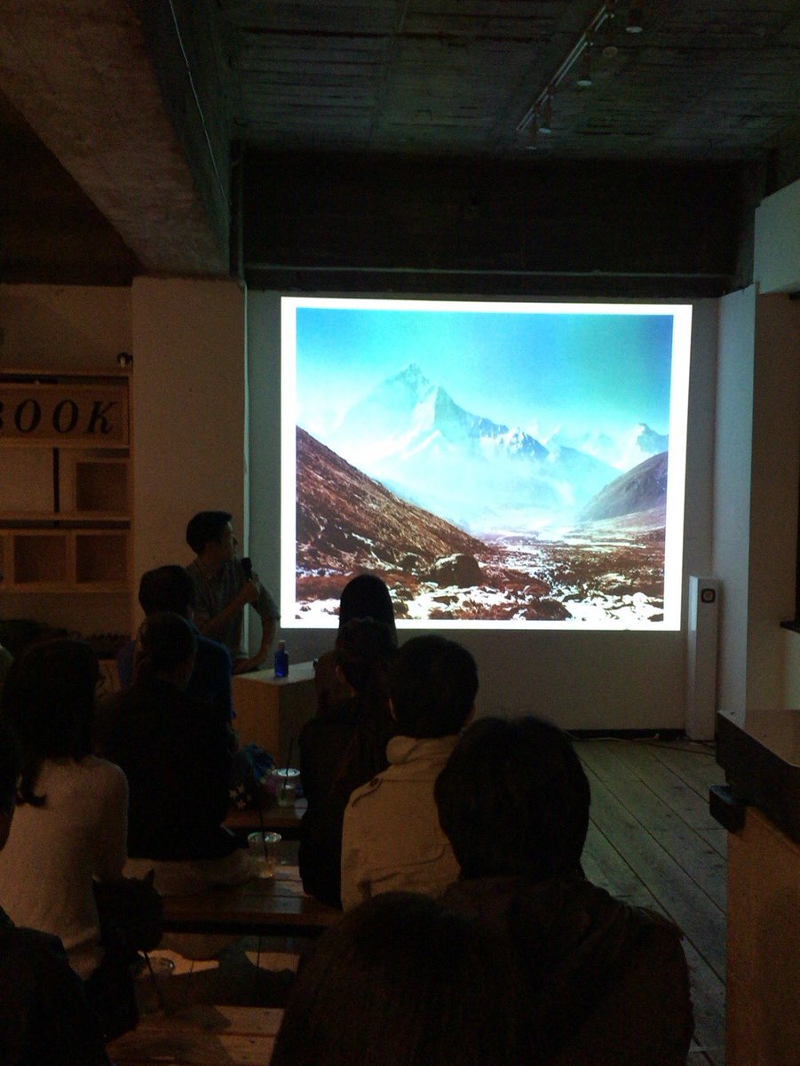 【『K2』出版記念】石川直樹さんのトーク始まってます！