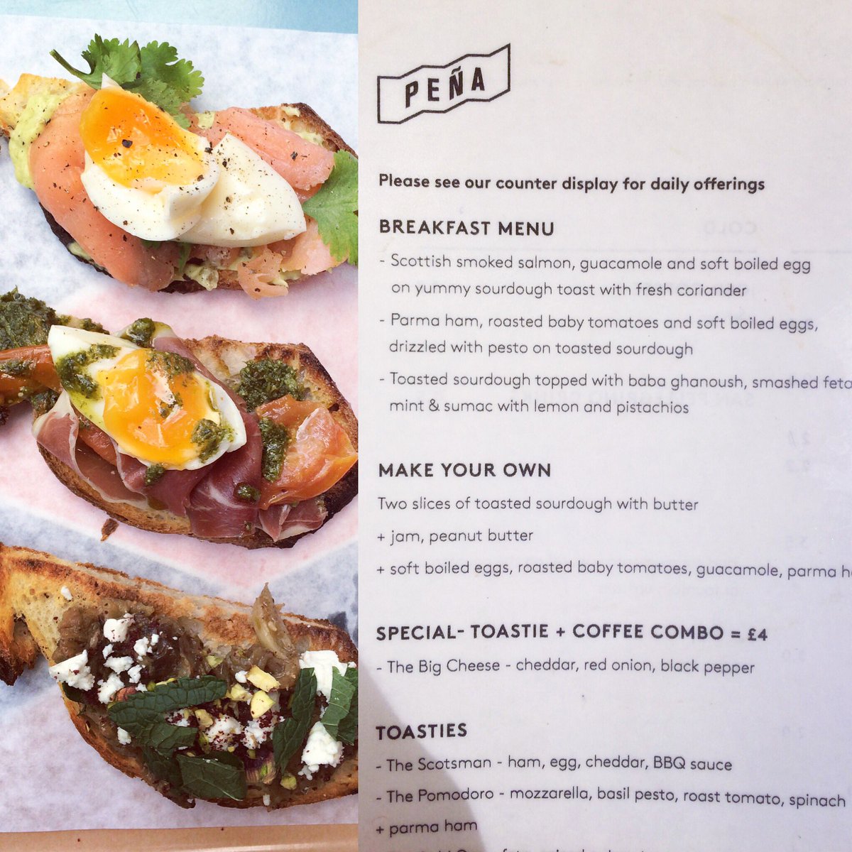 Breakfast Sourdough, come check it out 😬 #Glasgow #brunch