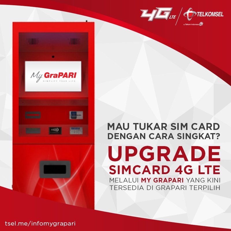 Yuk cari tau MyGraPARI di tsel.me/4g untuk menukarkan uSIM dan menikmati layanan Telkomsel 4G LTE!