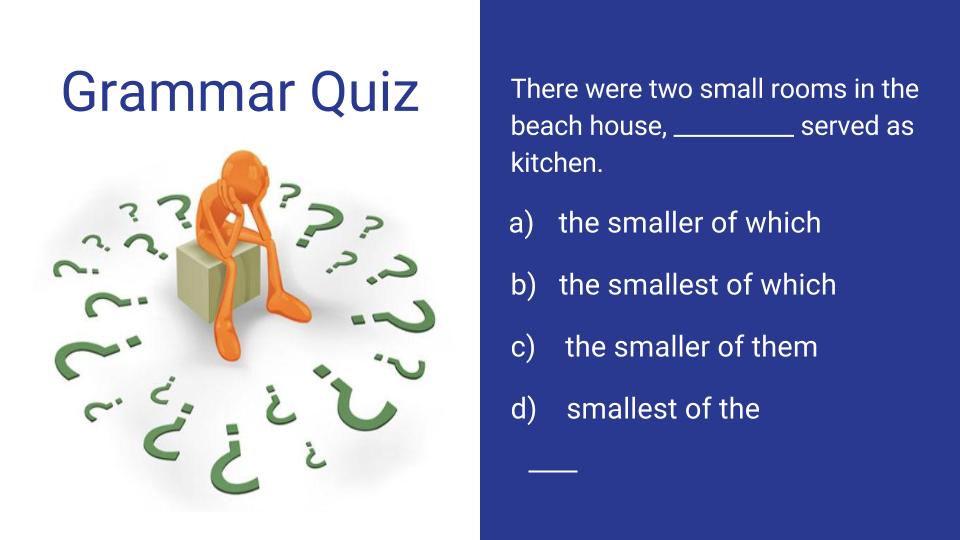 WritingAcademi's tweet photo. #Grammar #quiz 2 
Full quiz will be found @
https://t.co/GIRxJx3C7p https://t.co/NBXUpt9vos