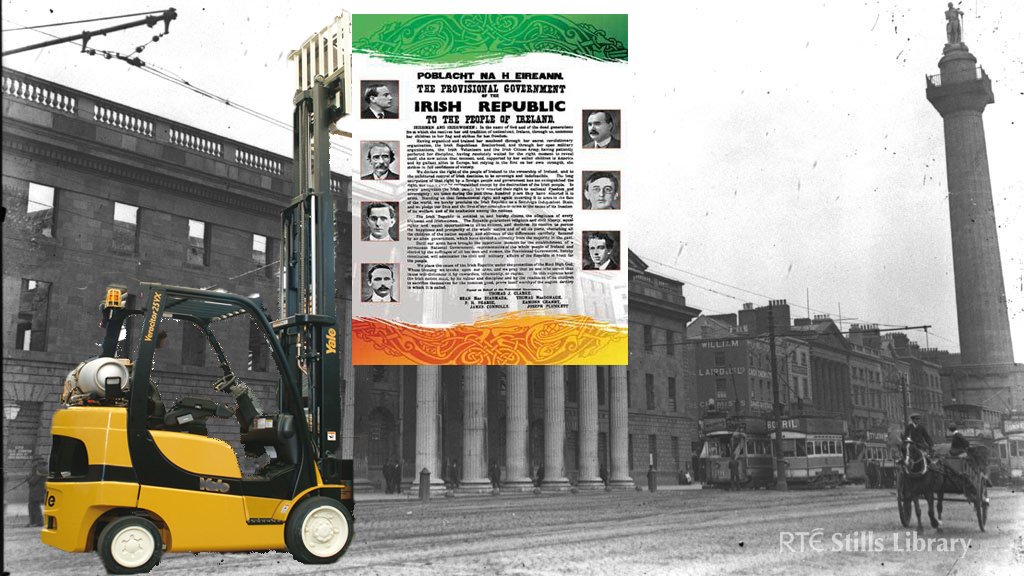 Its a huge week in Irish Historical terms.The week of the #EasterRising in #1916 when Ireland fought for its Freedom