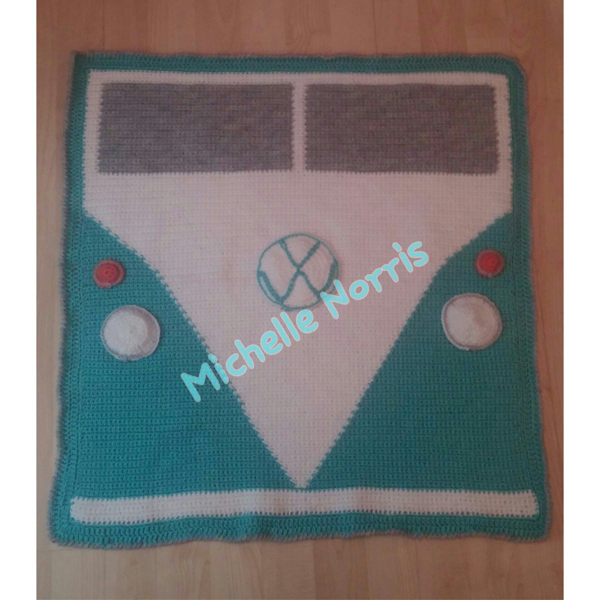 ShellN71's tweet image. This is one I finished a while ago #crochet #vwcamper