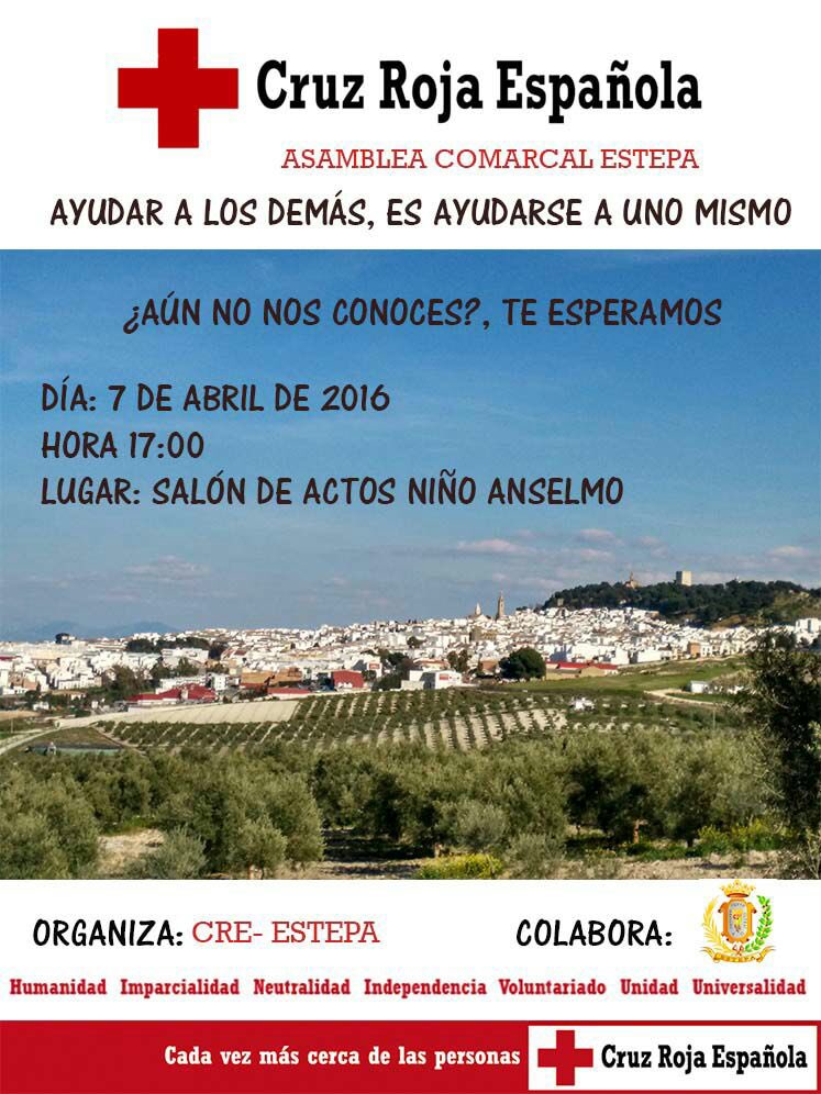 Estepanoticias's tweet photo. Cruz Roja #Estepa #Sevilla https://t.co/fHvaqkngHK