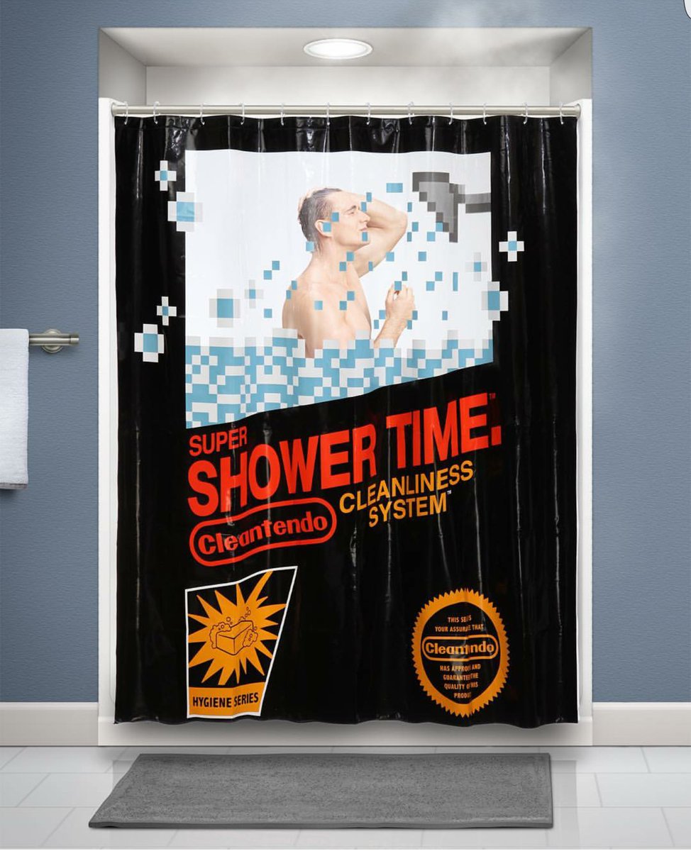 Good morning! IT'S GAME TIME!

#shower #bathroom #Gamer #ToneDownForWhat #HitTheFloor #backtowork # GG
