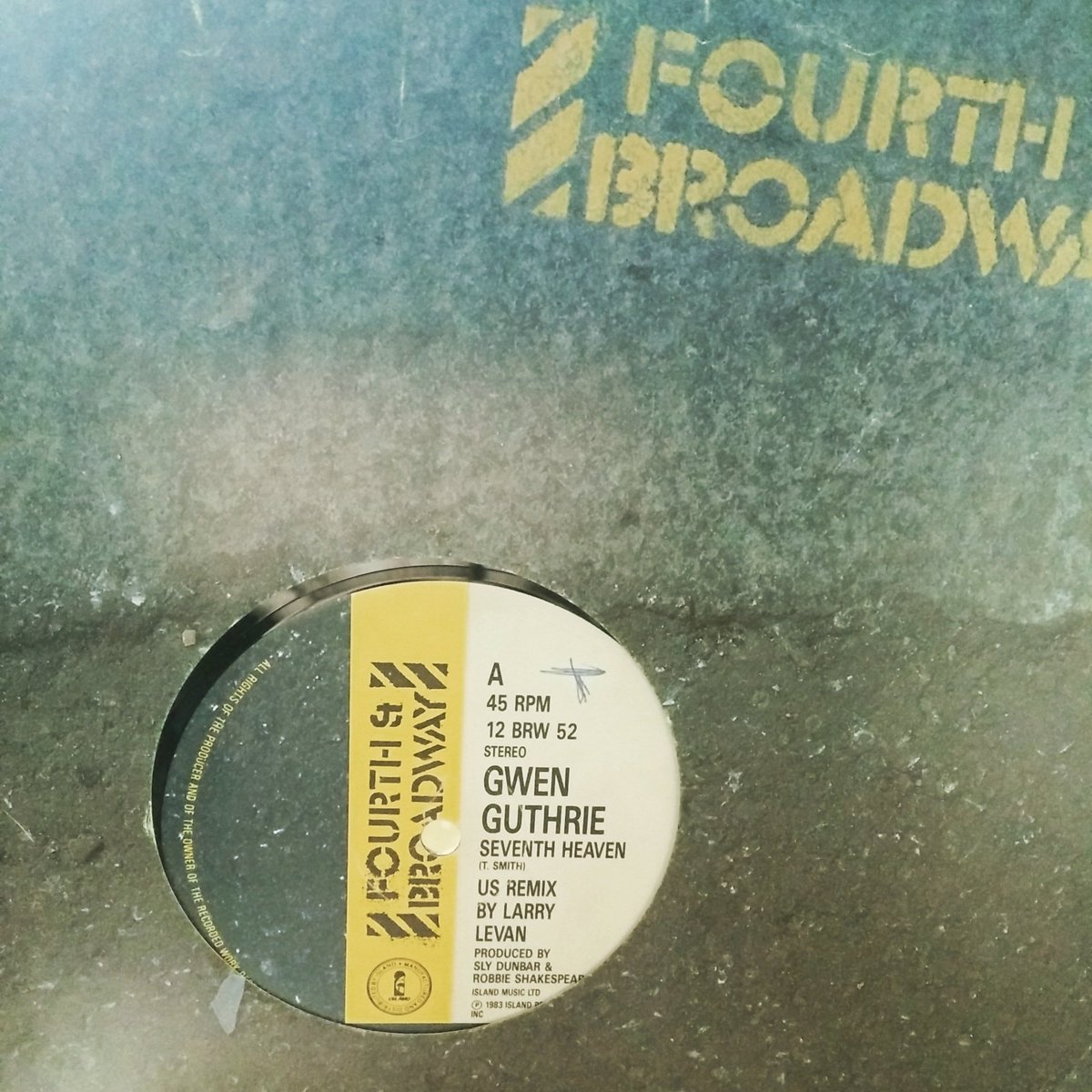 Gwen Guthrie "Seventh Heaven" Larry Levan remix 1983 #vinyl 12" classic #larrylevan #boogie #soul