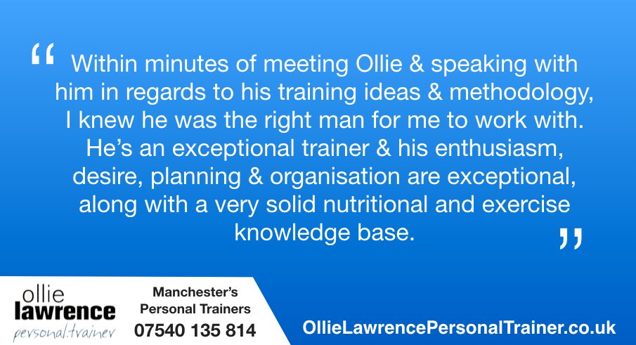 OllieLawrenceBA's tweet photo. A testimonial from a previous client... #personaltrainingmanchester #personaltrainers https://t.co/W05gH2i7FL https://t.co/6RdvDpjVH4
