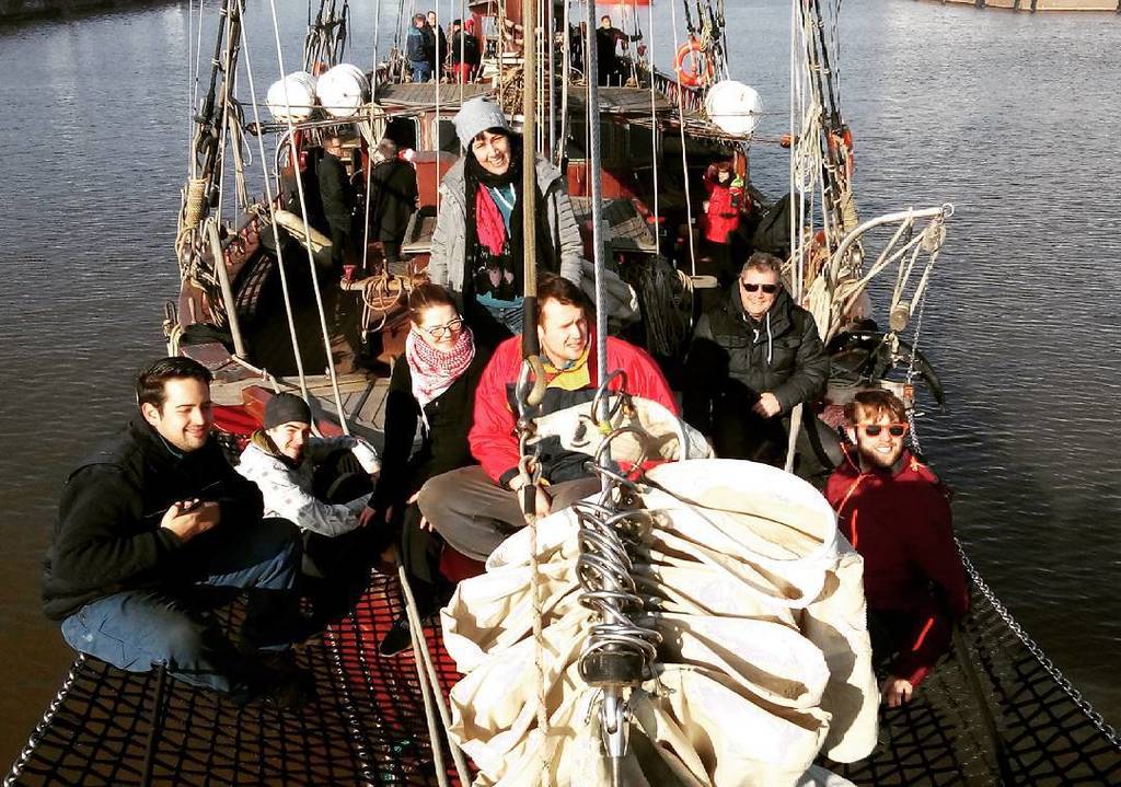 ATYLA_ship's tweet photo. On board for #ATYLA's #testsail back in February, thanks to everyone that joined us. #DankeBremerhaven #RT https://t.co/JihwVTRkXr
