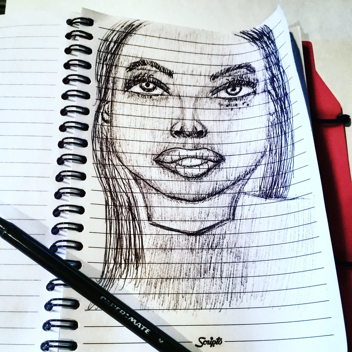 TVOSM_'s tweet photo. #collegerule #pendrawing #sketch https://t.co/WDccXxFZlz