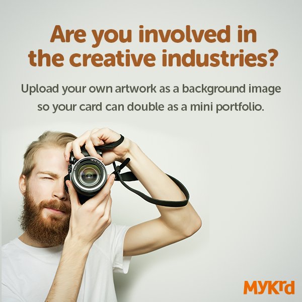 MyKrdApp's tweet photo. Creative artist? Wouldn't be amazing to change the background of your business card any time you want? Try #MyKrd https://t.co/pDNmdo7hib
