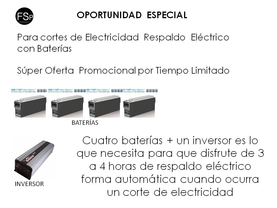 FastServiceplus's tweet image. OPORTUNIDAD de elegir a tiempo Sistema de Respaldo Eléctrico con Baterías fastserviceplus88.wix.com/service llame 0424 6254679