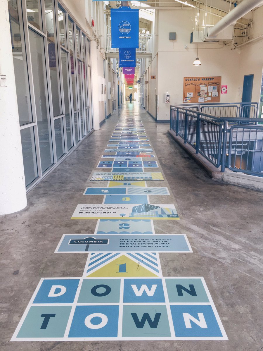 Ohhh #newwest hopscotch! So many cool factoids about our fair and royal city 🗺