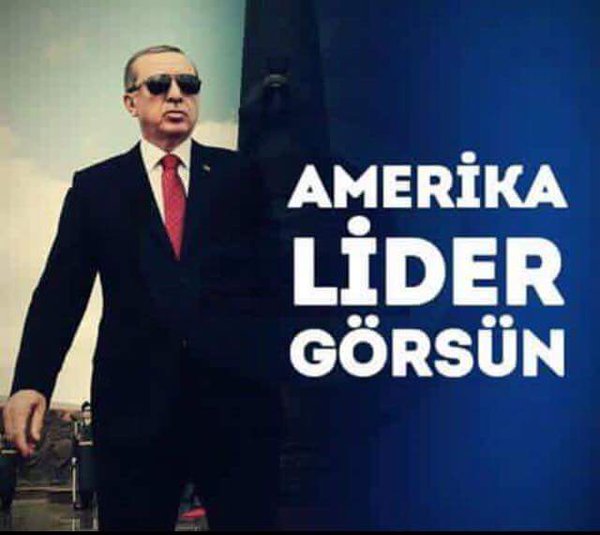 akifdogan42's tweet photo. Eyyyy Amerika gozun lider gorsun
@mirbey2007 @gundogan_reis @turkiyebaskan @pir_zana @vardar_filiz  @husmen_bora https://t.co/j9M7Fok350