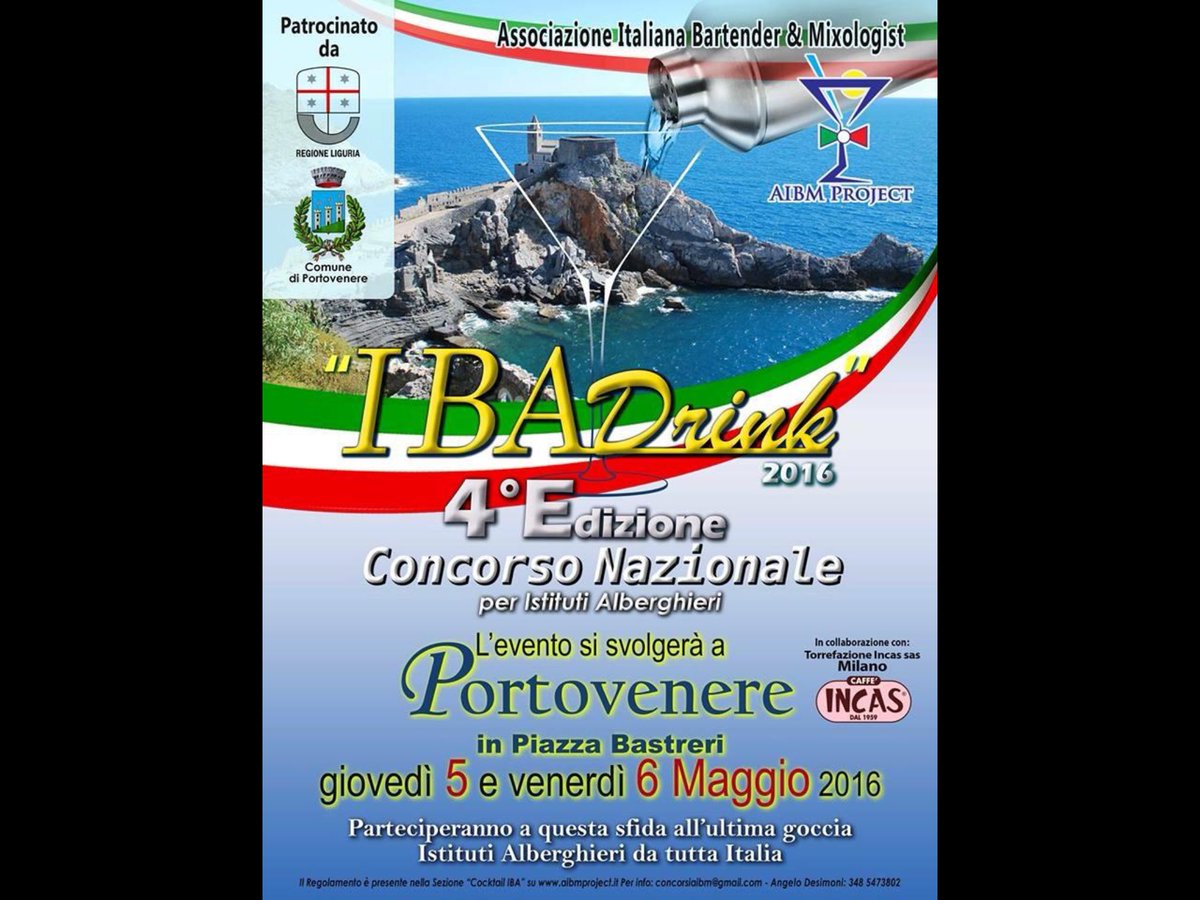 corsiaibm's tweet image. IBA DRYNK CONTEST 2016 per gli Istituti Albergheri
Un grazie al Presidente Luigi Manzo