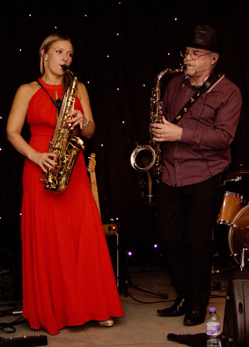 Saxme_Lessons's tweet image. Playing a song with my student, Hannah, at the Wish Ball on Friday night.
Well done, Hannah! What a Ball! 🎷