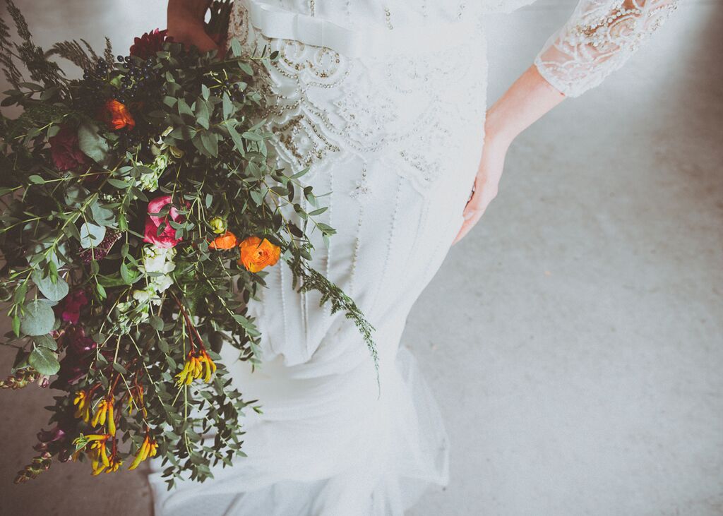 Floral arrangements by @ForageBlossom over on @WayOutWedding today! So gorgeous... #weddingflowers #flowers #bride