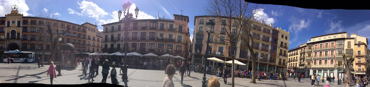 MFHSSpain2016's tweet photo. Toledo is a medieval city &amp; was once capital of Spain. Known for swords, inlay work and marzipan. #Spain2k16 https://t.co/Y5oWrkIi9u