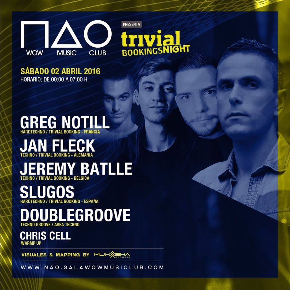 Trivialbooking's tweet photo. SABADO 2 ABRIL
 Un placer de presentar una parte de nos équipo TRIVIALBOOKINGS
 @ Sala Wow Music Club GRANADA, Es https://t.co/TsSYCSyiIW