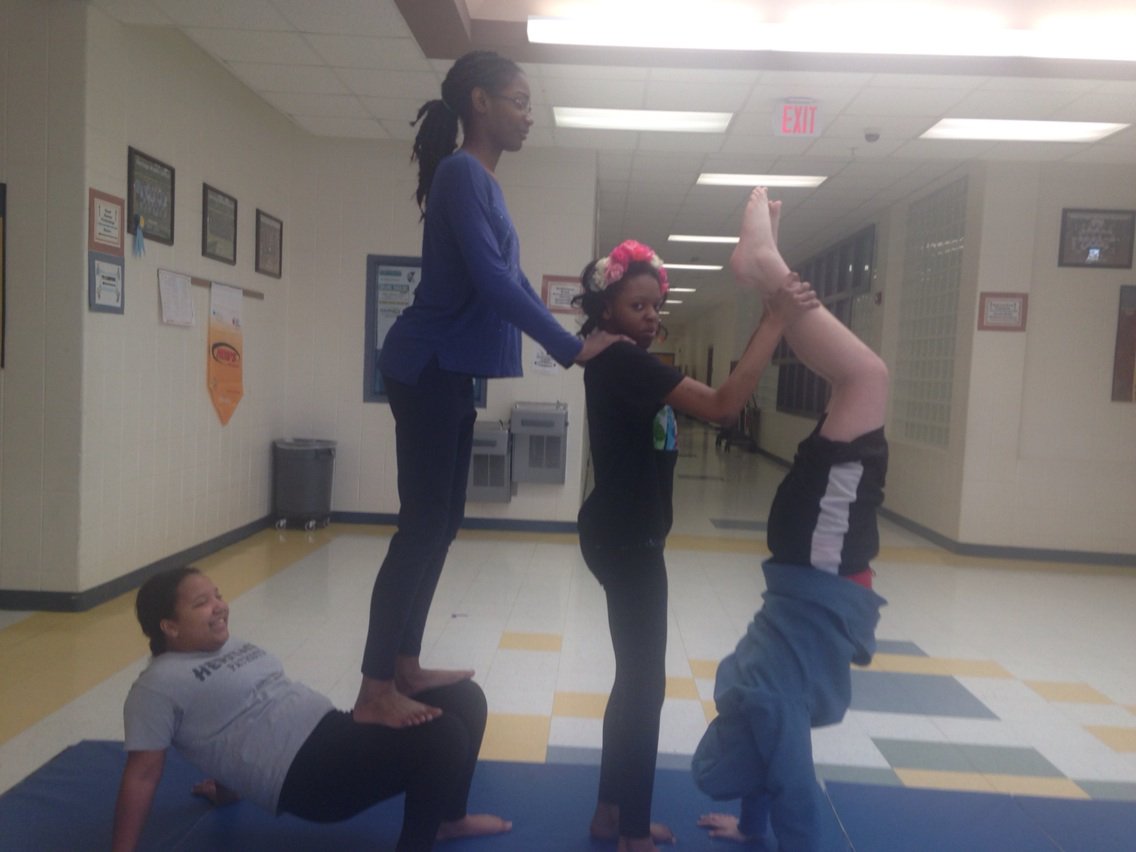 Yvonne Davis on Twitter: "4-person yoga poses in dance! #4c's