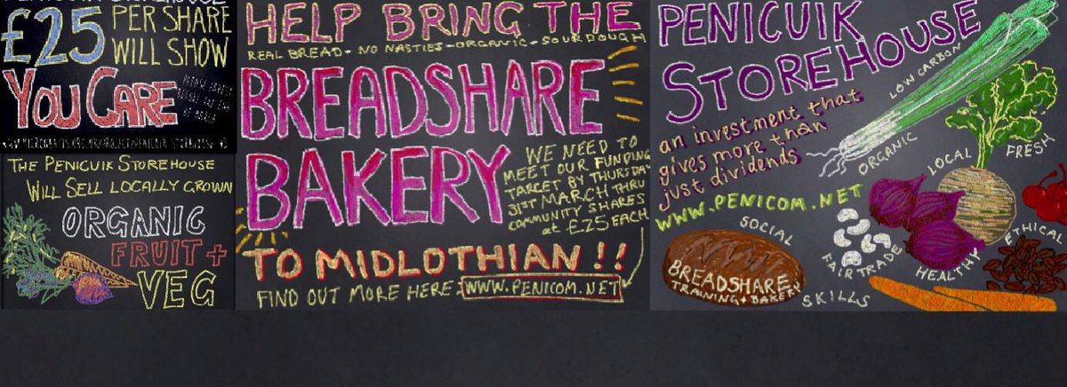 socinvestscot's tweet photo. Only 3 days left to buy shares in  @PenicuikST @breadshare #comshares #realfood https://t.co/7Ar6EH6qUM Do it! https://t.co/dYSI5t6ZGD