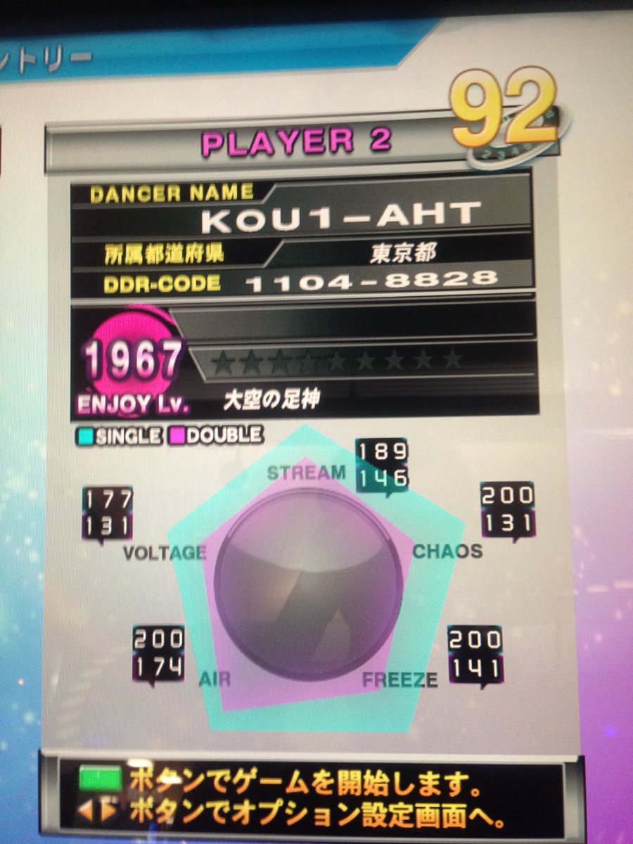 1_KOU's tweet photo. DDR2014 まぢ楽しかった!!
プレー回数 6800
エンジェイレベル 1968
エリア数 23
逆ライバル 39
カロリー カツ丼550杯
次回作もDDR愛は負けません!
よろしくお願いします!!
#ddr2014 https://t.co/wC6PYSDNHN