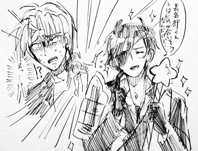 細かい経緯は省略しますが星の戦士光忠くんの落書きをしていました。 