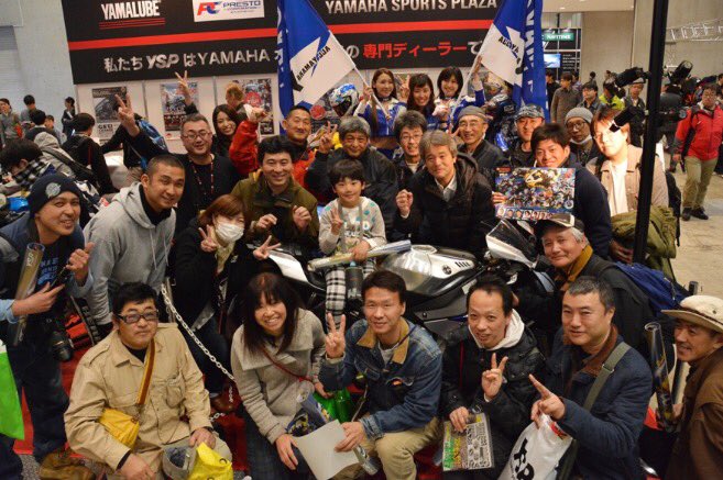 sayayasuhara's tweet photo. めっちゃいい写真(^O^)／
楽しかったな〜、東京モーターサイクルショー♪♪
#YAMAHAが美しい 
#YSP
#東京モーターサイクルショー
来て下さった方！
#ありがとうございます https://t.co/rRwmj01Q9z