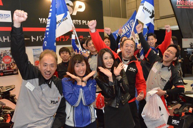 sayayasuhara's tweet photo. めっちゃいい写真(^O^)／
楽しかったな〜、東京モーターサイクルショー♪♪
#YAMAHAが美しい 
#YSP
#東京モーターサイクルショー
来て下さった方！
#ありがとうございます https://t.co/rRwmj01Q9z