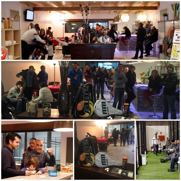 Todos disfrutando del 3º tiempo y el sorteo tras la final 👌🏻