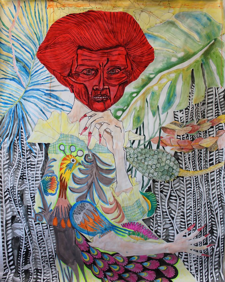 GildaMautone's tweet photo. Gilda Mautone 
The illusionist 100x130 acrylic on paper 2016

https://t.co/pRthiT3Xoo https://t.co/0hsmEaYW4j