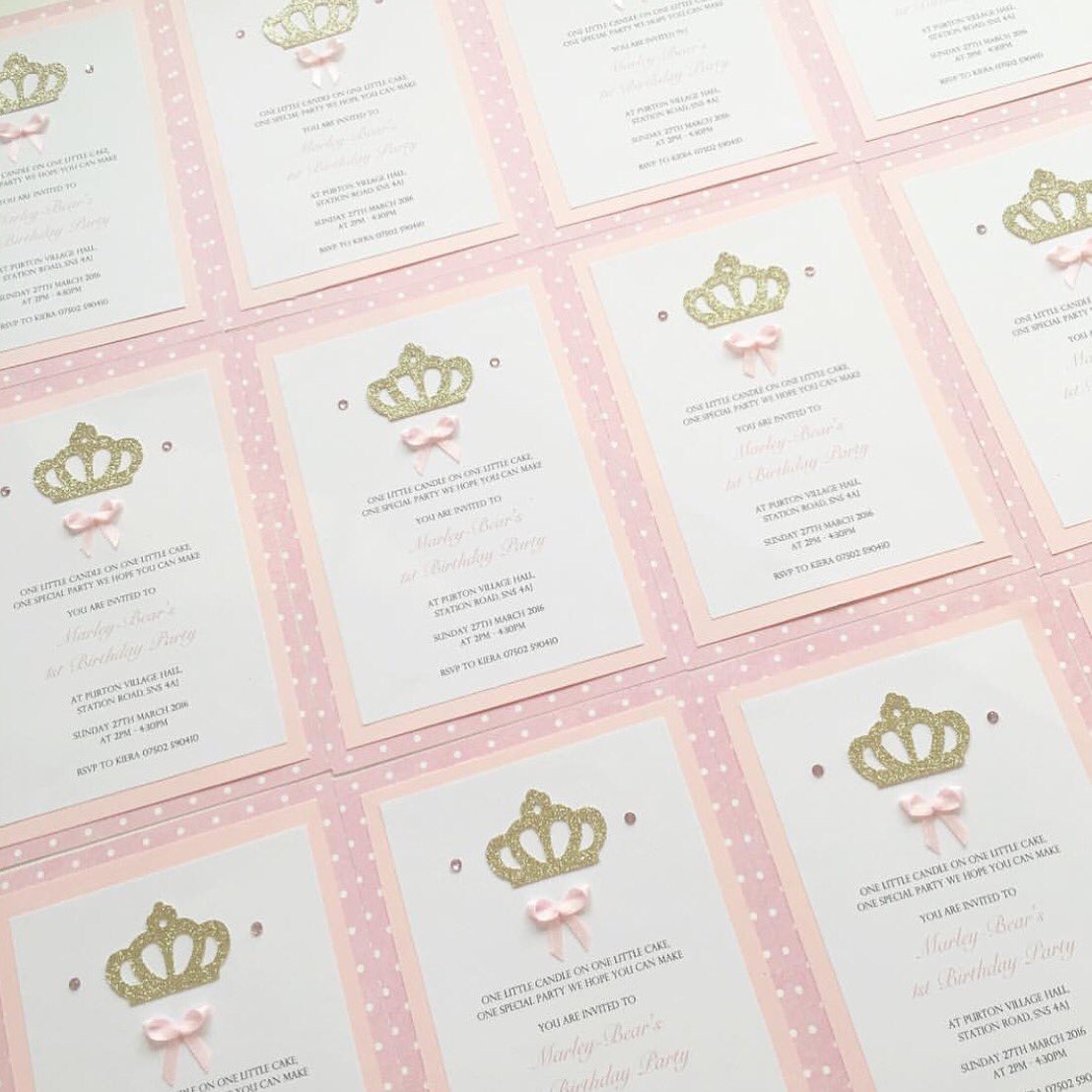 CELEBRATIONS | Invitations fit for a prince or princess • Shop link in bio