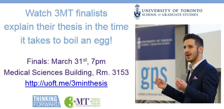 MoGen_Grad's tweet photo. #MoGen has 3 finalists in this year's #3MT Competition! Good luck Senjuti Saha, Nathan Schachter &amp; Lucy Xie! https://t.co/bhbQp42sqX