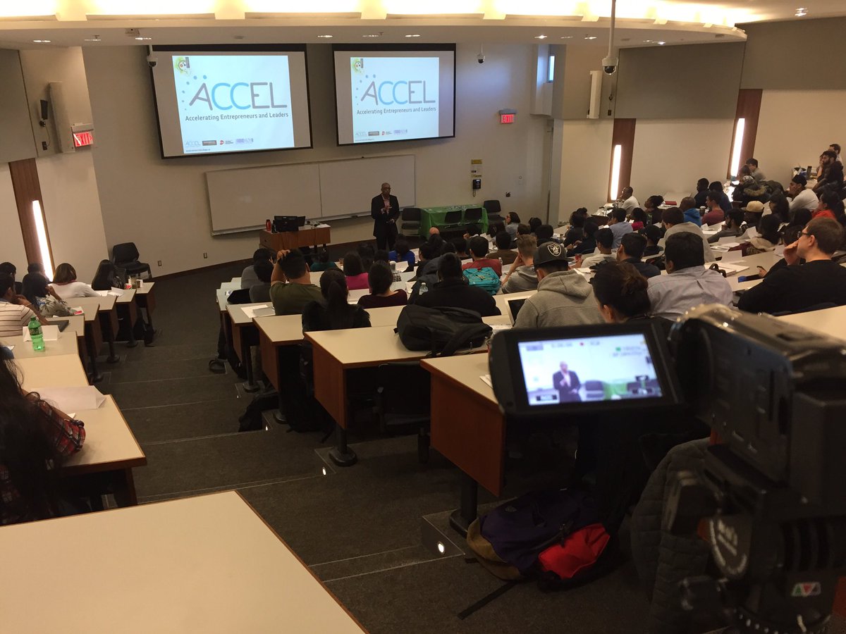 ACCELCC's tweet photo. Donovan Dill, Youth Entrepreneurship Manager presenting to a group of receptive students about ACCEL @CentennialEDU https://t.co/jQUFbYWkDv