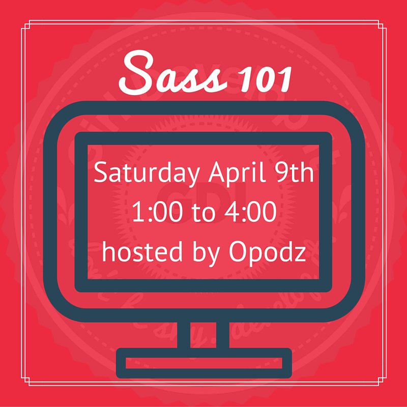 girlDevelopItLA's tweet photo. Learn how to save time with Sass 101 hosted by @opodz 4/9. #dontbeshydevelopit https://t.co/YDJ13lZOgO https://t.co/IXyqKpoLsQ
