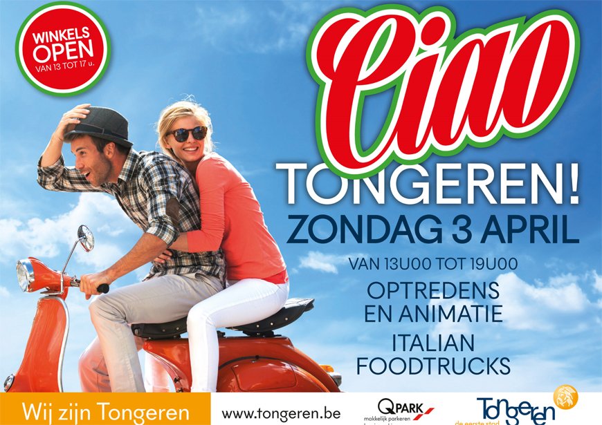 #Italiaans weer in #Tongeren op zondag 3/4: 19 graden! Kom ook naar dit leuke Italiaanse evenement bij #Maastricht